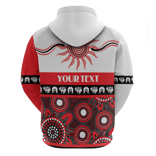 Dragons NAIDOC Week Personalised Hoodie Aboriginal Torres Strait Islanders Vibe