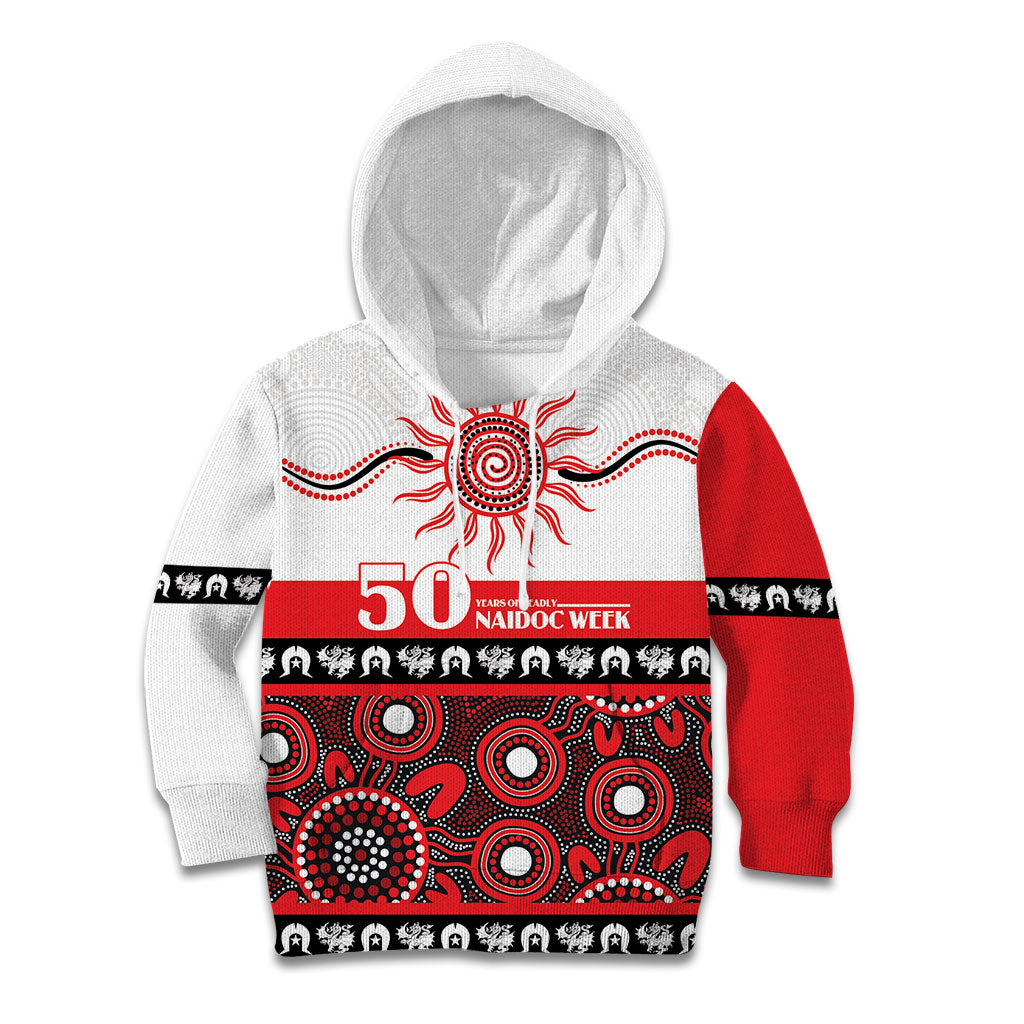 Dragons NAIDOC Week Personalised Kid Hoodie Aboriginal Torres Strait Islanders Vibe