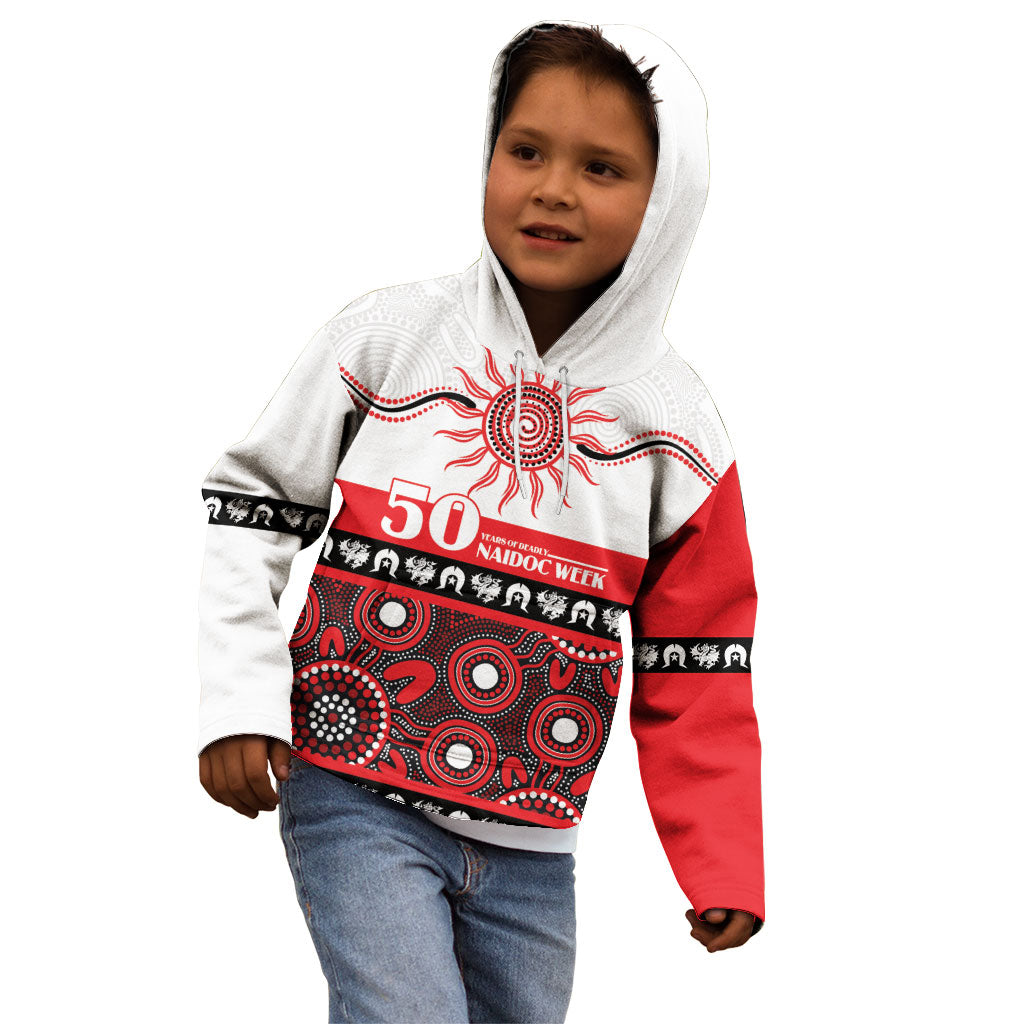 Dragons NAIDOC Week Personalised Kid Hoodie Aboriginal Torres Strait Islanders Vibe