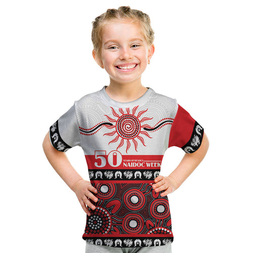 Dragons NAIDOC Week Personalised Kid T Shirt Aboriginal Torres Strait Islanders Vibe