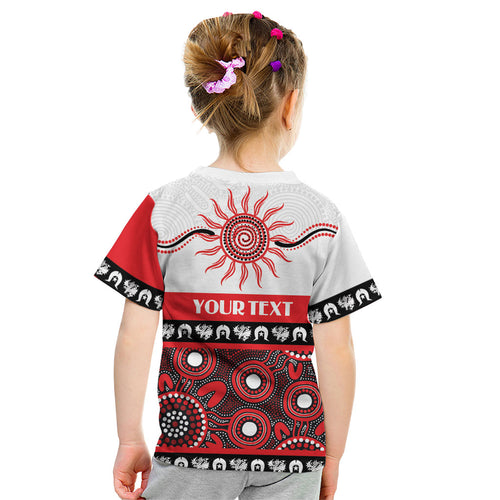 Dragons NAIDOC Week Personalised Kid T Shirt Aboriginal Torres Strait Islanders Vibe