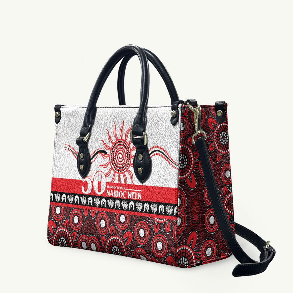 Dragons NAIDOC Week Leather Bag Aboriginal Torres Strait Islanders Vibe