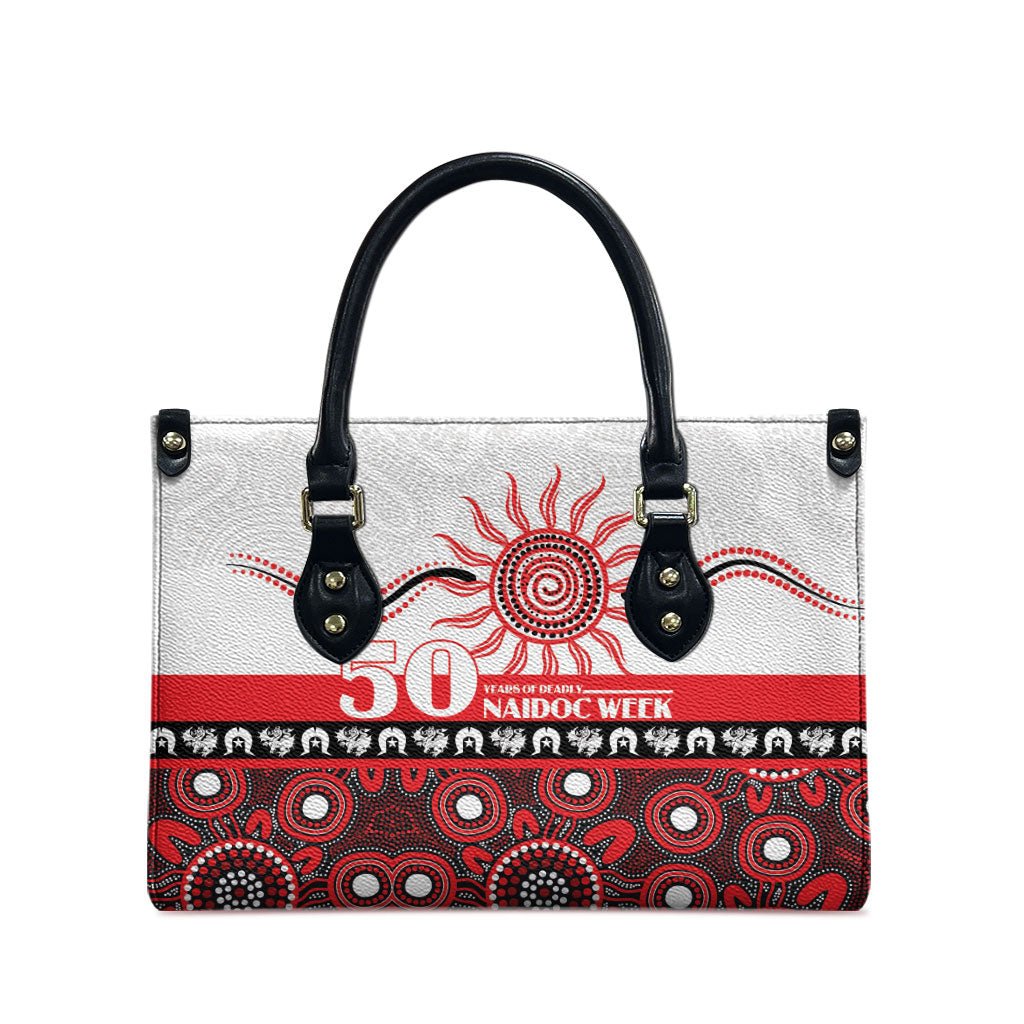 Dragons NAIDOC Week Leather Bag Aboriginal Torres Strait Islanders Vibe