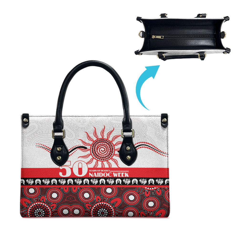 Dragons NAIDOC Week Leather Bag Aboriginal Torres Strait Islanders Vibe