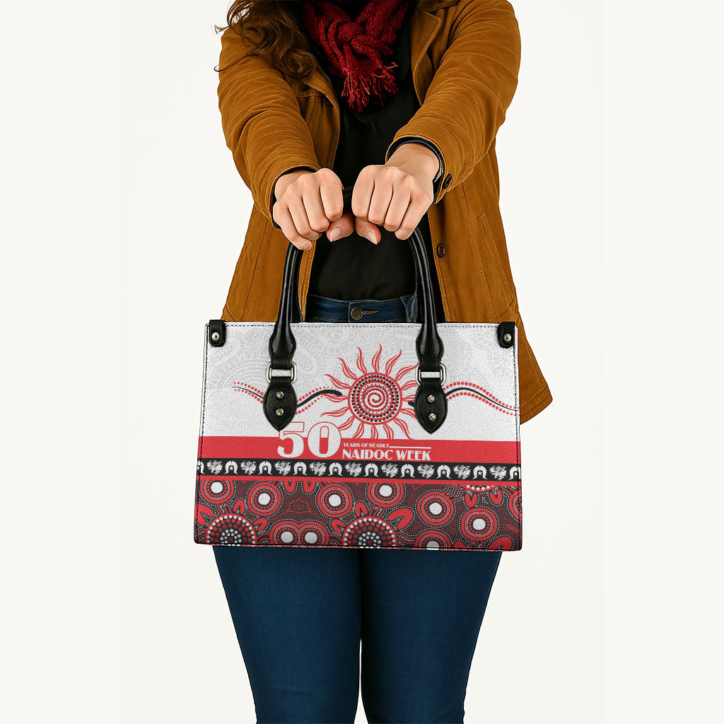 Dragons NAIDOC Week Leather Bag Aboriginal Torres Strait Islanders Vibe