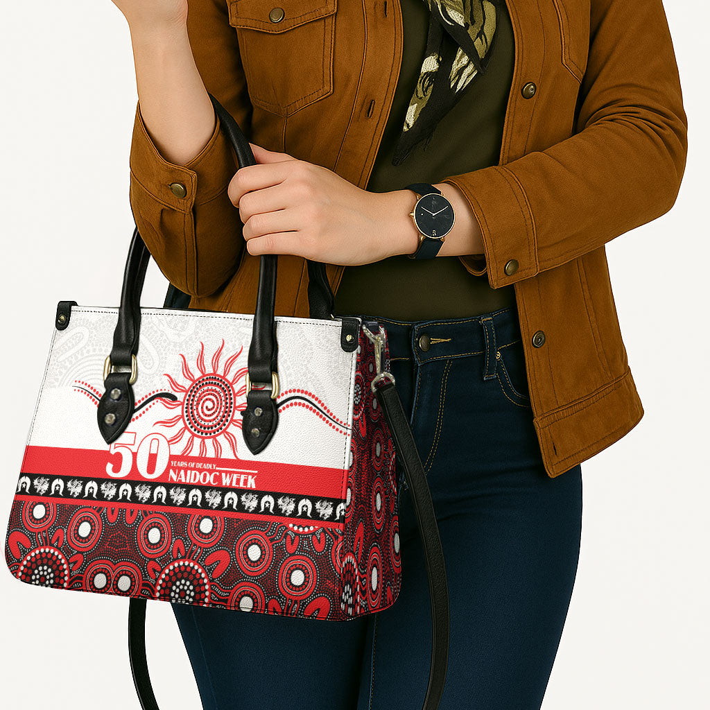 Dragons NAIDOC Week Leather Bag Aboriginal Torres Strait Islanders Vibe