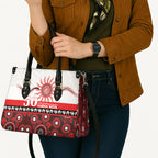 Dragons NAIDOC Week Leather Bag Aboriginal Torres Strait Islanders Vibe