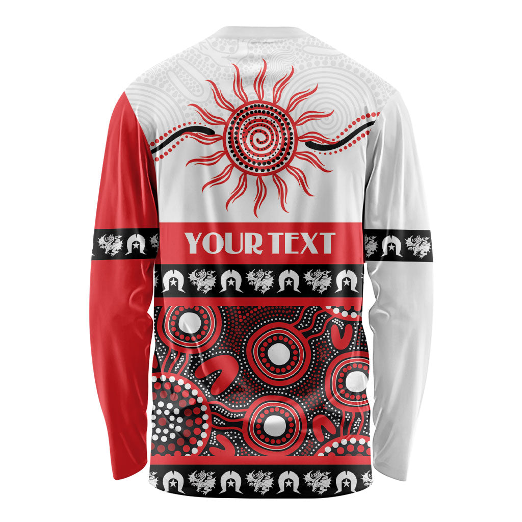 Dragons NAIDOC Week Personalised Long Sleeve Shirt Aboriginal Torres Strait Islanders Vibe