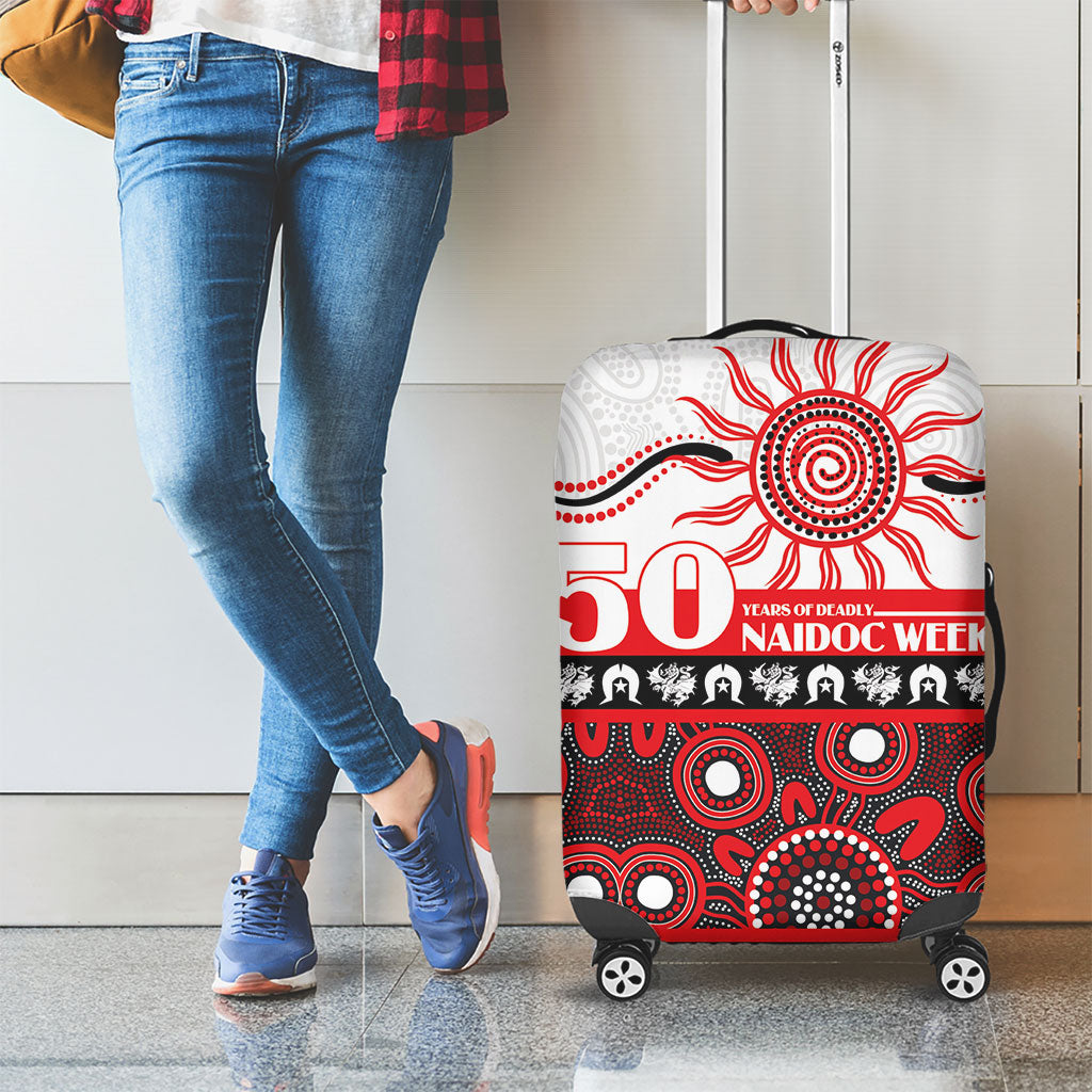 Dragons NAIDOC Week Luggage Cover Aboriginal Torres Strait Islanders Vibe