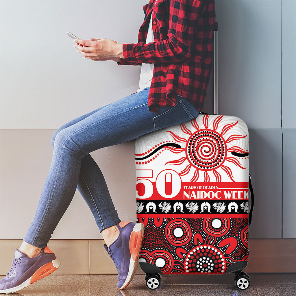 Dragons NAIDOC Week Luggage Cover Aboriginal Torres Strait Islanders Vibe