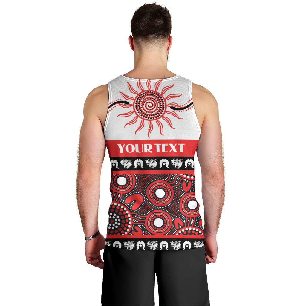 Dragons NAIDOC Week Personalised Men Tank Top Aboriginal Torres Strait Islanders Vibe
