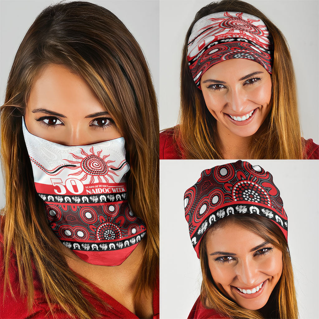 Dragons NAIDOC Week Neck Gaiter Aboriginal Torres Strait Islanders Vibe
