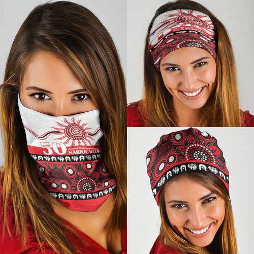 Dragons NAIDOC Week Neck Gaiter Aboriginal Torres Strait Islanders Vibe