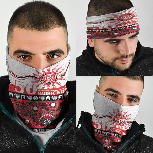 Dragons NAIDOC Week Neck Gaiter Aboriginal Torres Strait Islanders Vibe