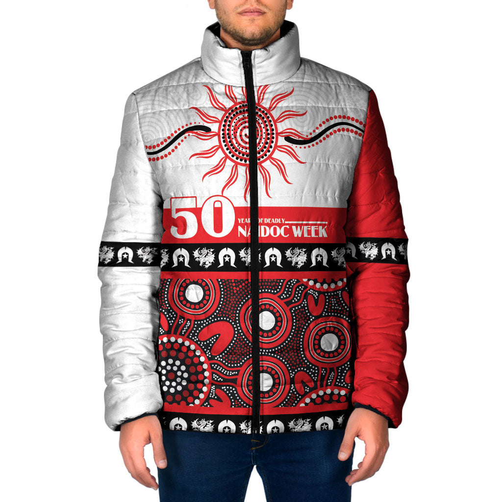 Dragons NAIDOC Week Personalised Padded Jacket Aboriginal Torres Strait Islanders Vibe