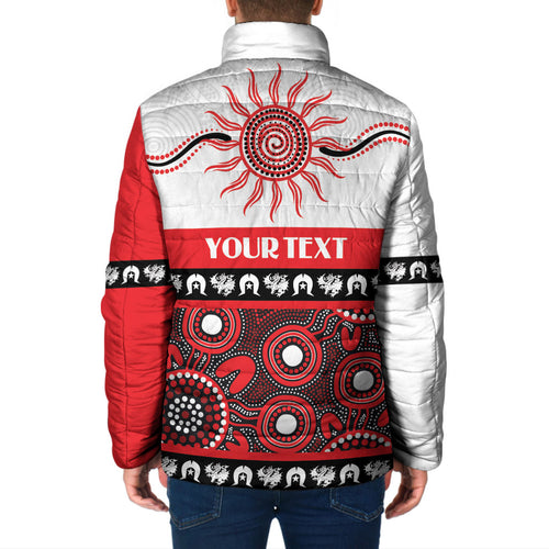 Dragons NAIDOC Week Personalised Padded Jacket Aboriginal Torres Strait Islanders Vibe