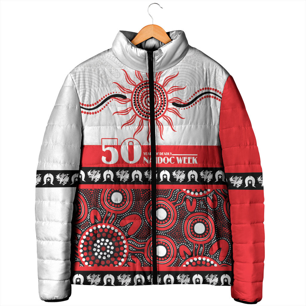 Dragons NAIDOC Week Personalised Padded Jacket Aboriginal Torres Strait Islanders Vibe