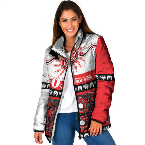 Dragons NAIDOC Week Personalised Padded Jacket Aboriginal Torres Strait Islanders Vibe
