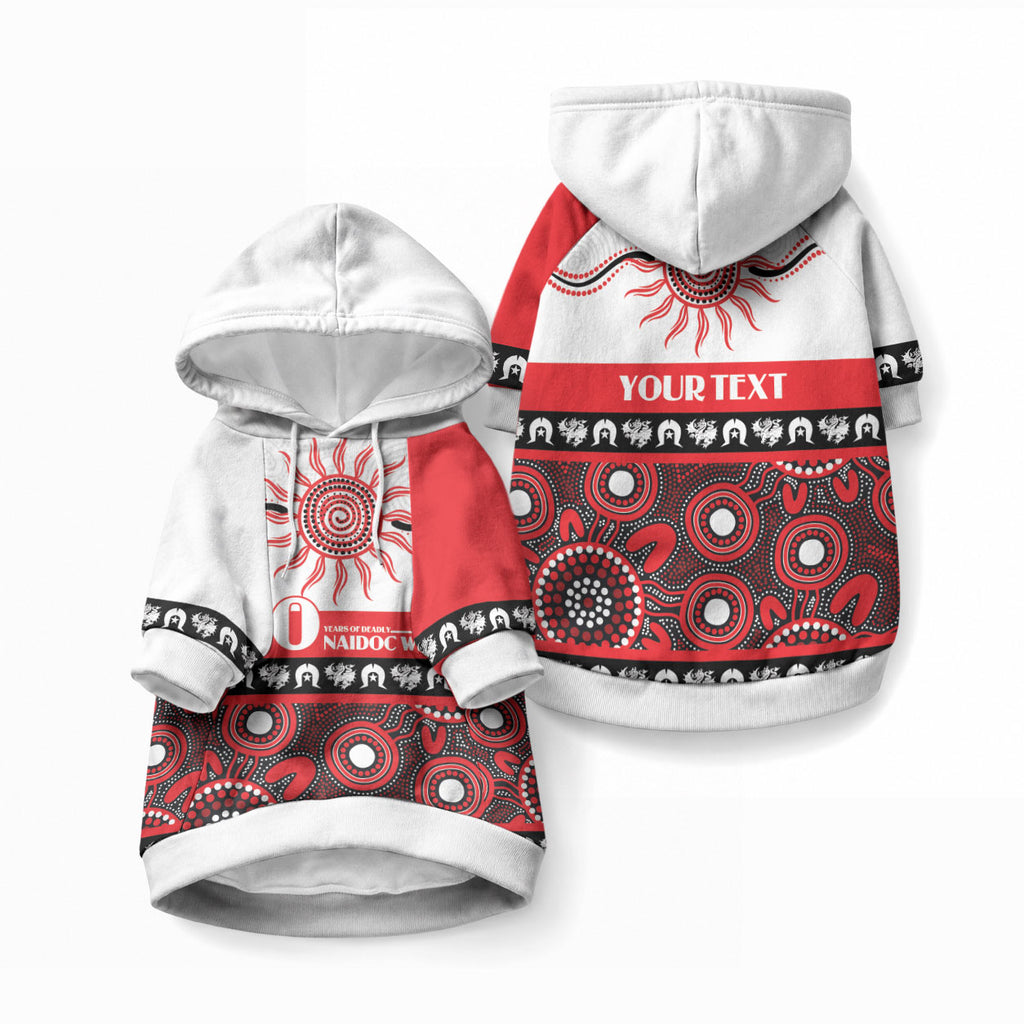 Dragons NAIDOC Week Personalised Pet Hoodie Aboriginal Torres Strait Islanders Vibe