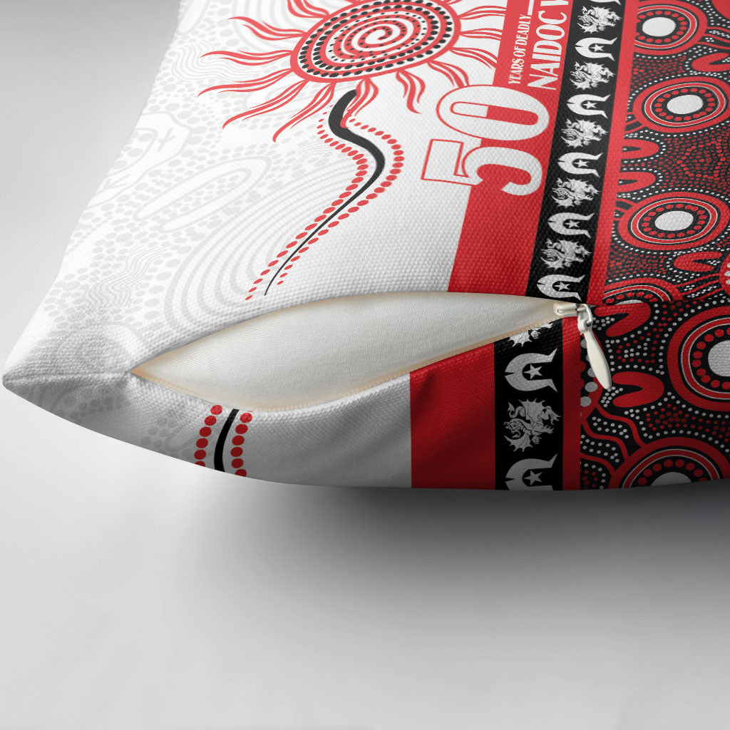 Dragons NAIDOC Week Pillow Cover Aboriginal Torres Strait Islanders Vibe