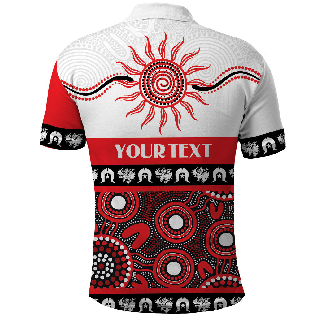 Dragons NAIDOC Week Personalised Polo Shirt Aboriginal Torres Strait Islanders Vibe