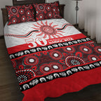Dragons NAIDOC Week Quilt Bed Set Aboriginal Torres Strait Islanders Vibe