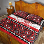 Dragons NAIDOC Week Quilt Bed Set Aboriginal Torres Strait Islanders Vibe