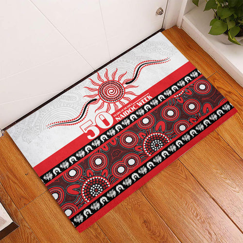 Dragons NAIDOC Week Rubber Doormat Aboriginal Torres Strait Islanders Vibe