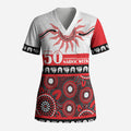 Dragons NAIDOC Week Personalised Scrub Top Aboriginal Torres Strait Islanders Vibe