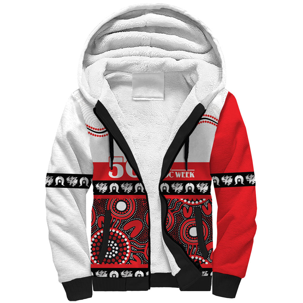 Dragons NAIDOC Week Personalised Sherpa Hoodie Aboriginal Torres Strait Islanders Vibe