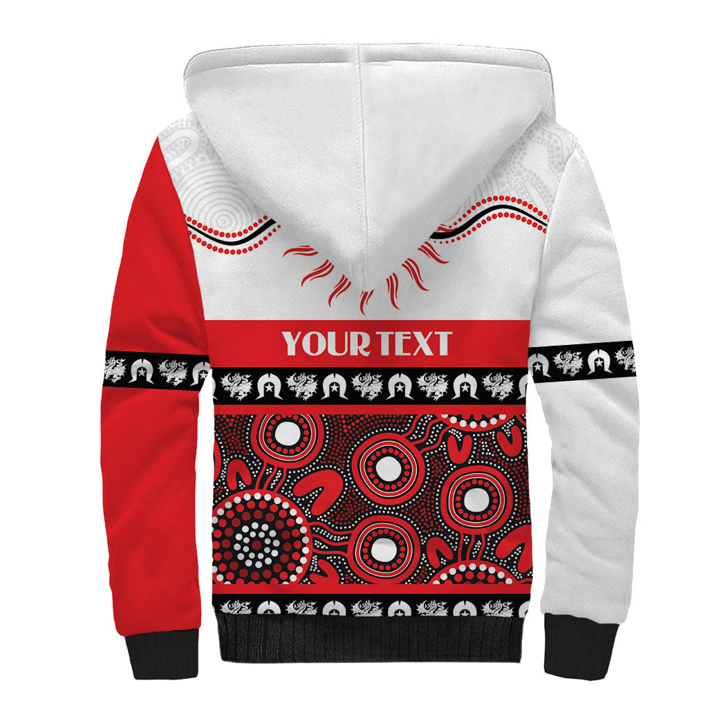 Dragons NAIDOC Week Personalised Sherpa Hoodie Aboriginal Torres Strait Islanders Vibe