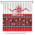 Dragons NAIDOC Week Shower Curtain Aboriginal Torres Strait Islanders Vibe