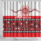 Dragons NAIDOC Week Shower Curtain Aboriginal Torres Strait Islanders Vibe