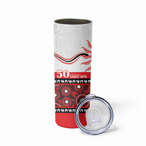 Dragons NAIDOC Week Personalised Skinny Tumbler Aboriginal Torres Strait Islanders Vibe