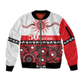 Dragons NAIDOC Week Personalised Sleeve Zip Bomber Jacket Aboriginal Torres Strait Islanders Vibe