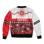 Dragons NAIDOC Week Personalised Sleeve Zip Bomber Jacket Aboriginal Torres Strait Islanders Vibe