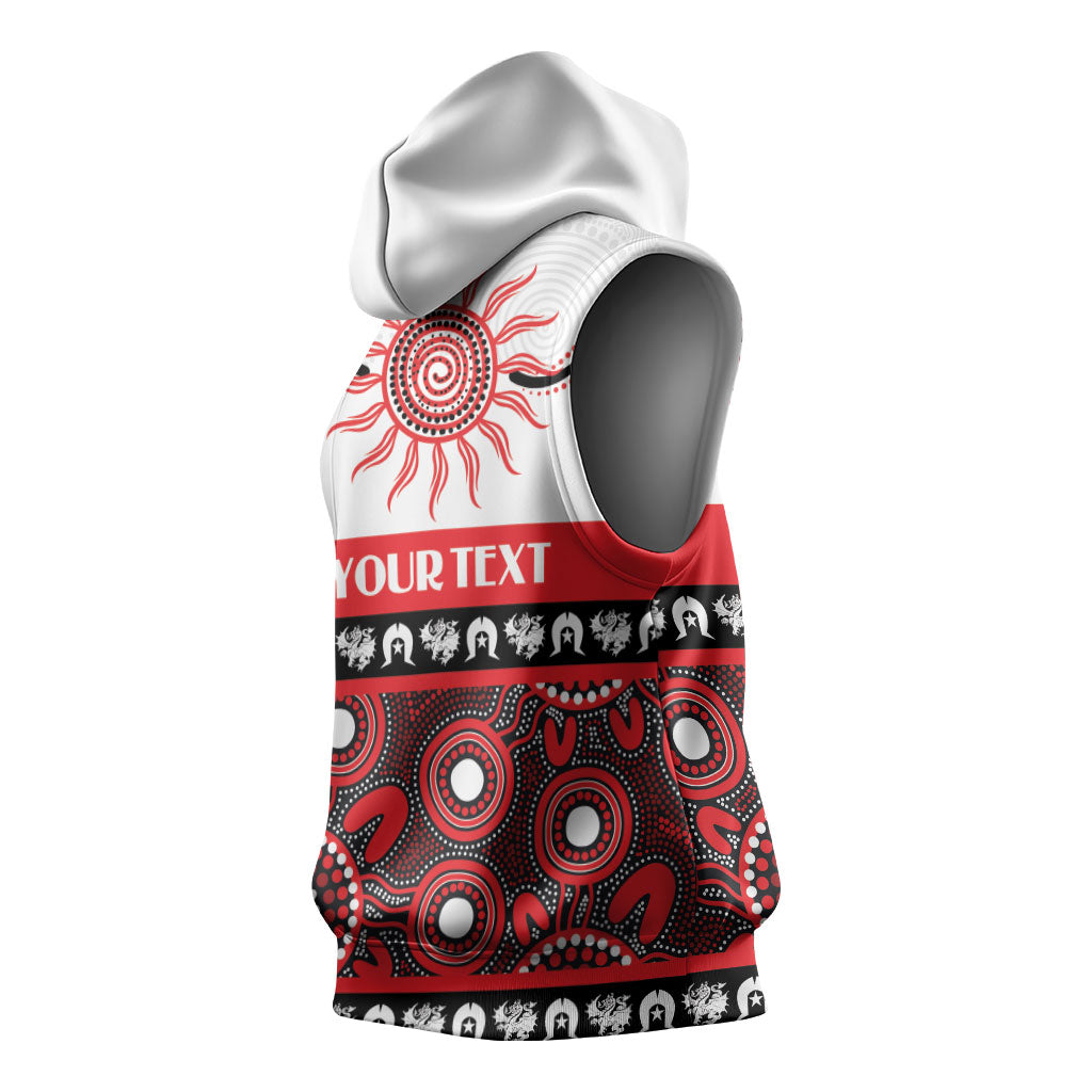 Dragons NAIDOC Week Personalised Sleeveless Hoodie Aboriginal Torres Strait Islanders Vibe