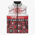 Dragons NAIDOC Week Personalised Sleeveless Puffer Jacket Aboriginal Torres Strait Islanders Vibe