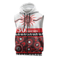 Dragons NAIDOC Week Personalised Sleeveless Zip Hoodie Aboriginal Torres Strait Islanders Vibe