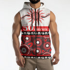 Dragons NAIDOC Week Personalised Sleeveless Zip Hoodie Aboriginal Torres Strait Islanders Vibe