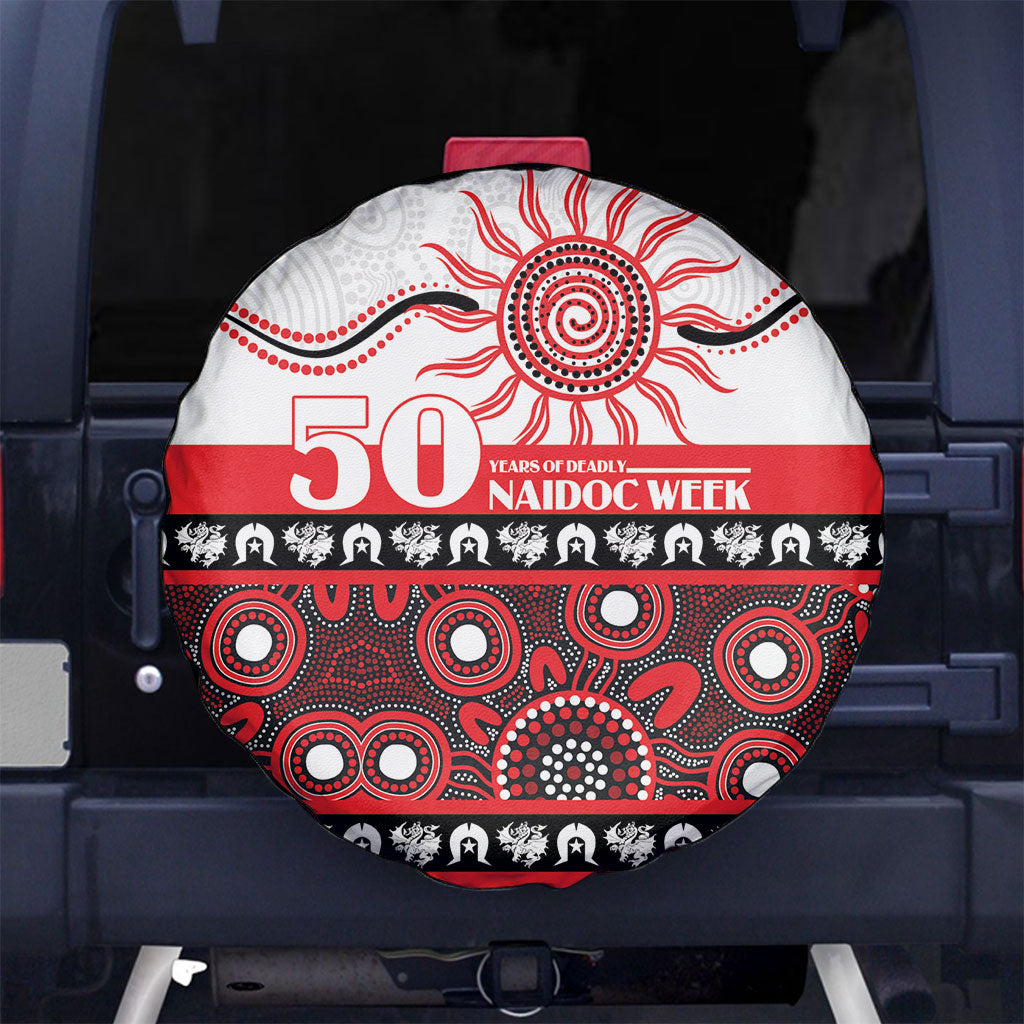 Dragons NAIDOC Week Spare Tire Cover Aboriginal Torres Strait Islanders Vibe