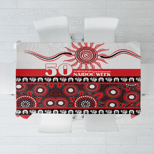 Dragons NAIDOC Week Tablecloth Aboriginal Torres Strait Islanders Vibe