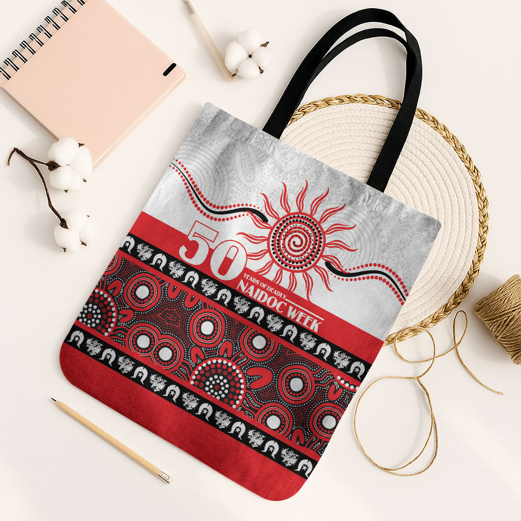 Dragons NAIDOC Week Tote Bag Aboriginal Torres Strait Islanders Vibe