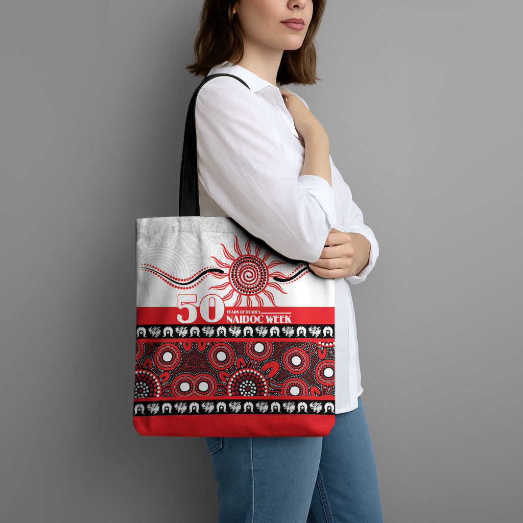 Dragons NAIDOC Week Tote Bag Aboriginal Torres Strait Islanders Vibe