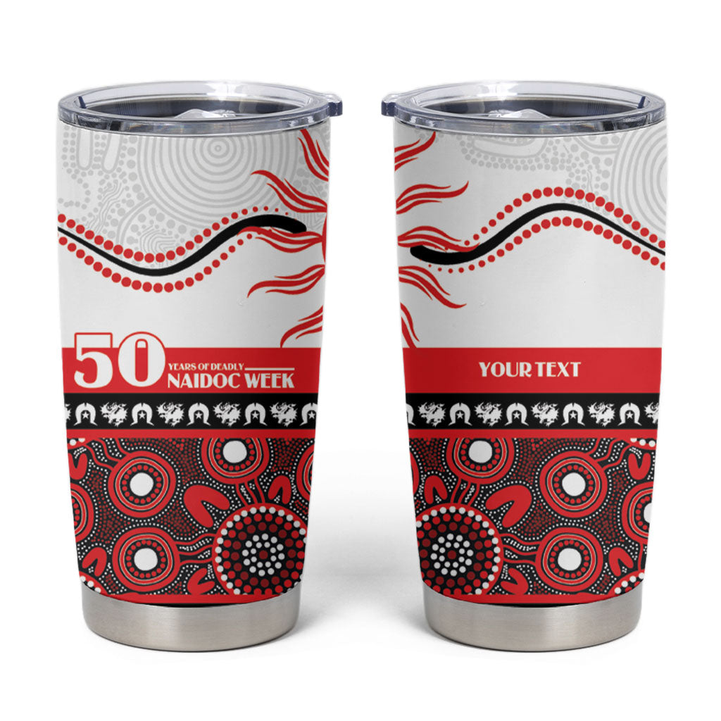 Dragons NAIDOC Week Personalised Tumbler Cup Aboriginal Torres Strait Islanders Vibe