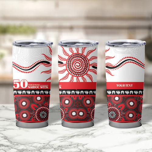 Dragons NAIDOC Week Personalised Tumbler Cup Aboriginal Torres Strait Islanders Vibe
