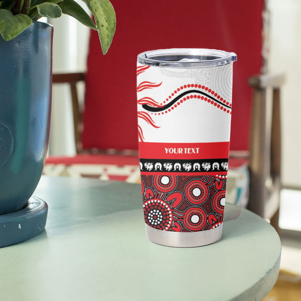 Dragons NAIDOC Week Personalised Tumbler Cup Aboriginal Torres Strait Islanders Vibe
