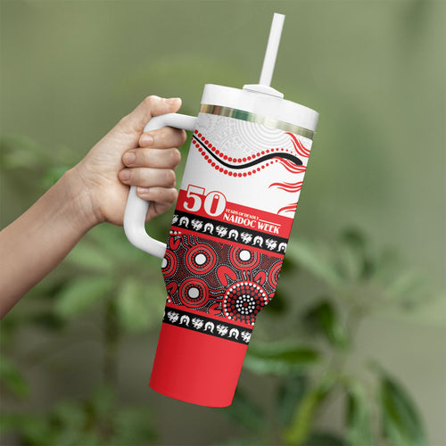 Dragons NAIDOC Week Personalised Tumbler With Handle Aboriginal Torres Strait Islanders Vibe