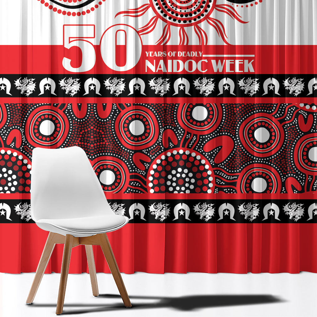 Dragons NAIDOC Week Window Curtain Aboriginal Torres Strait Islanders Vibe