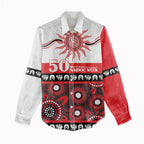 Dragons NAIDOC Week Personalised Women Casual Shirt Aboriginal Torres Strait Islanders Vibe